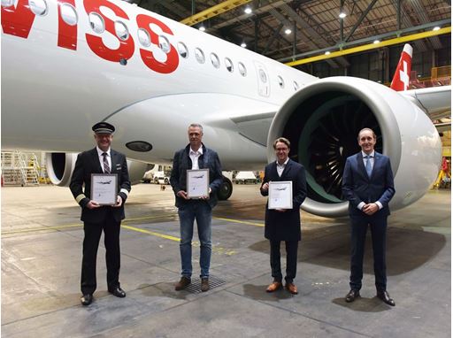 SWISS concluye la renovación de la flota de Airbus A220 con la entrega número 30 ©SWISS