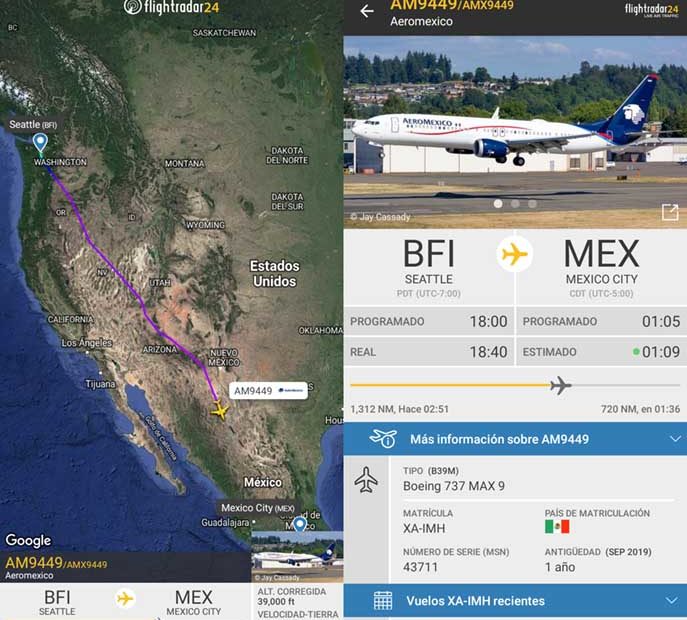 Aeromexico-Boieng-737-9-©-FlightRadar24