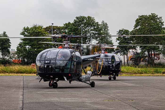 Adiós al legendario Alouette III de la Marina y el Componente Aéreo de Bélgica © Jozef Vanden Broeck