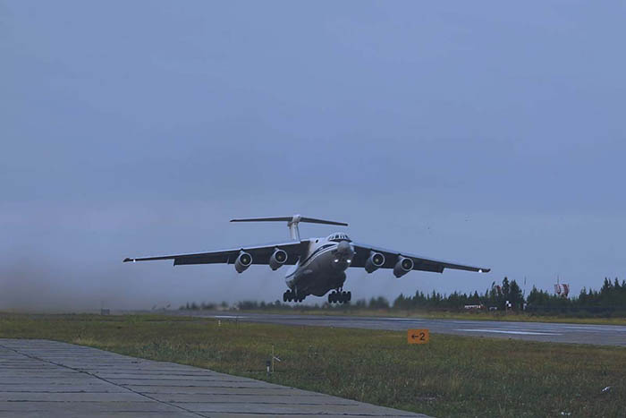 Il-76 de la aviación de Transporte Militar ©Ministerio de Defensa de Rusia