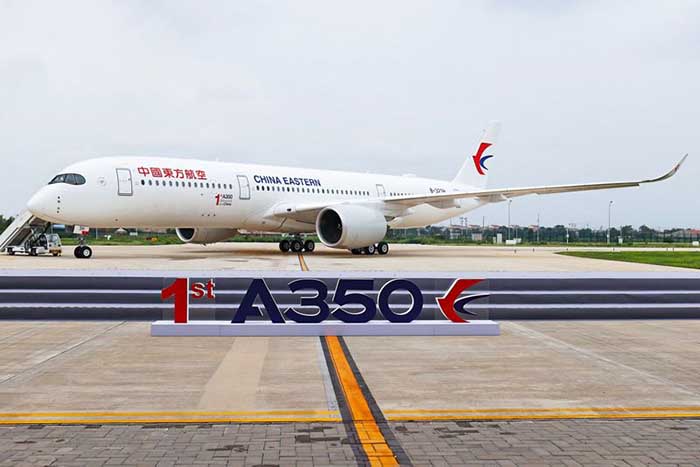 Primer A350 entregado desde su centro en China © Airbus