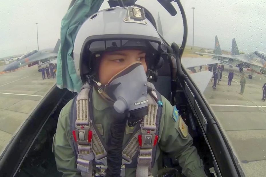 Piloto Ardana Botay. © Ministerio de Defensa de la República de Kazajstán