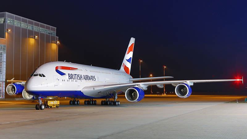 British Airways A380. Copyright British Airways