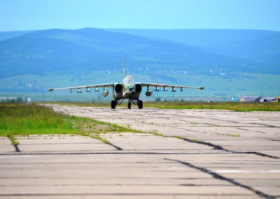 Su-25 en el Territorio Trans-Baikal. © Ministerio de Defensa de Rusia