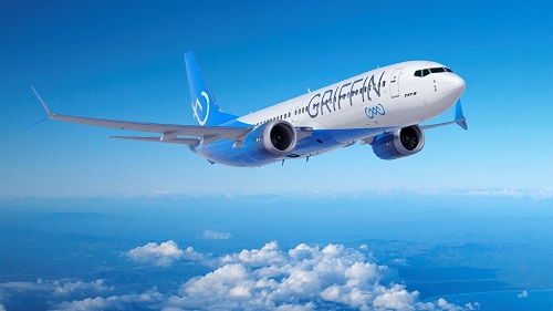 Arrendador de aviones Griffin Global Asset Management ordena cinco aviones Boeing 737-8 ©Boeing