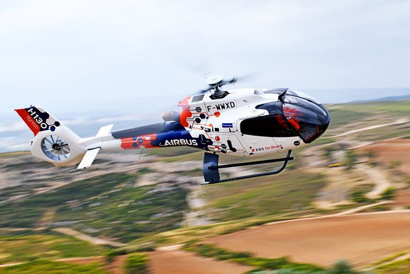 Airbus Helicopters, prueba en vuelo un sistema de respaldo del motor (EBS) a bordo de su Flightlab. ©Airbus