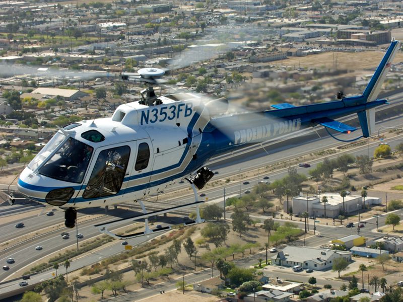 El Departamento de Policía de Phoenix actualizará la flota con cinco nuevos helicópteros H125. ©Airbus