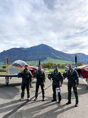 Cuatro nuevos instructores del PC-21 finalizan su formación en Suiza. ©Ejército del Aire