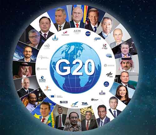 AEM participó en los trabajos del tema espacial del G20 ©SICT