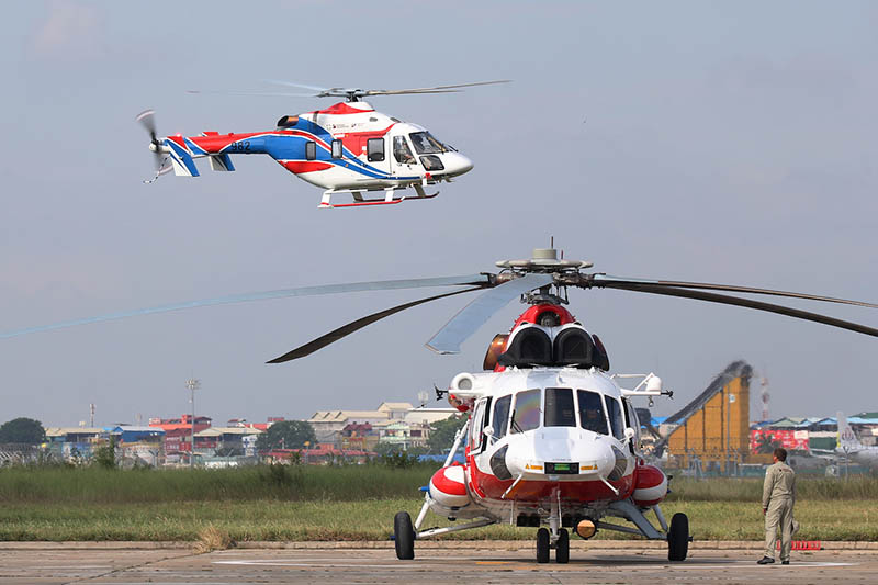 Ansat y Mi-171A2. ©Russian Helicopters