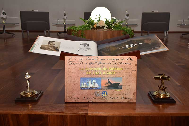 Presentación del libro “La Armada de México de 1821 a 2021”. ©SEMAR