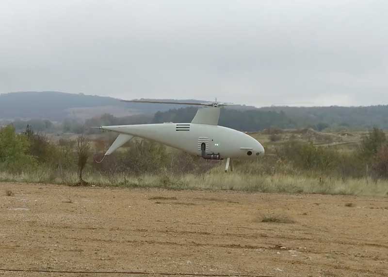 Drones producidos por Technodinamika. Foto: Ministerio de Defensa de Rusia