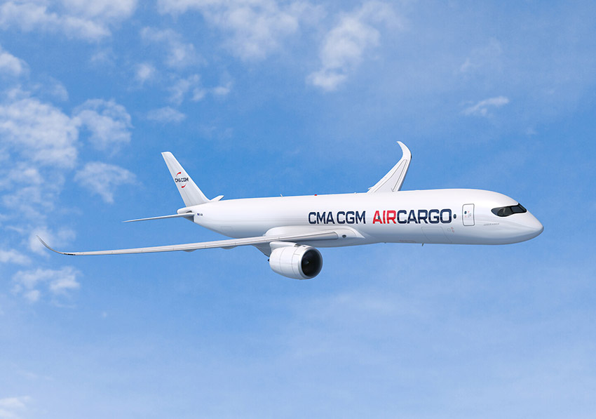 Acuerdo de compra por cuatro aviones de carga A350F con el Grupo CMA CGM ©Airbus