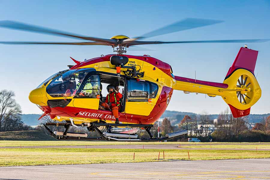 La empresa francesa Sécurité Civile ampliará su flota con dos Airbus H145 ©Airbus