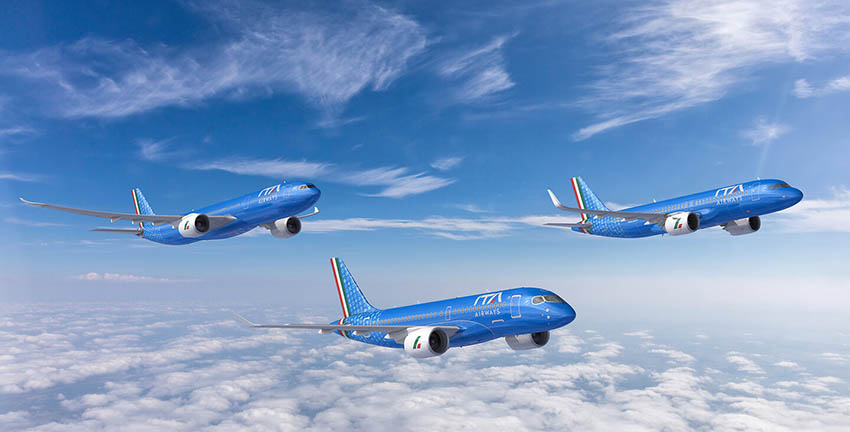 ITA Airways firma un pedido de 28 aviones Airbus (Rendering) ©Airbus