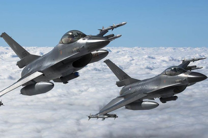 Aeronaves F-16 listas para QRA ©Ministerio de Defensa de los Países Bajos