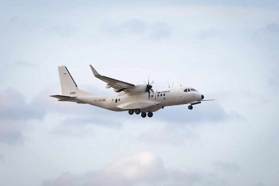 El demostrador tecnológico Airbus C295 de Clean Sky 2 realiza su vuelo inaugural ©Airbus