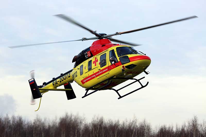 Ansat en configuración de ambulancia aérea ©Rostec