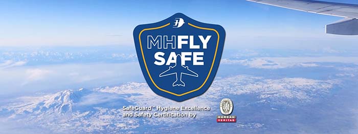 Lanzamiento de la campaña y logotipo MHFlySafe ©Malaysia Airlines