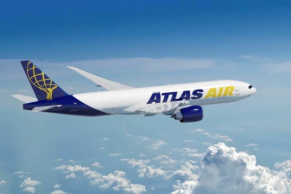 Un carguero 777 de Atlas Air (foto de Boeing)