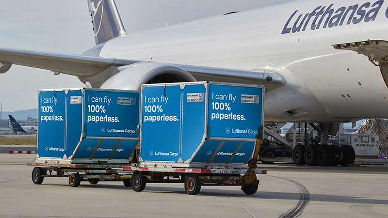 Lufthansa Cargo ya sólo vuela con guías aéreas electrónicas ©Lufthansa Cargo