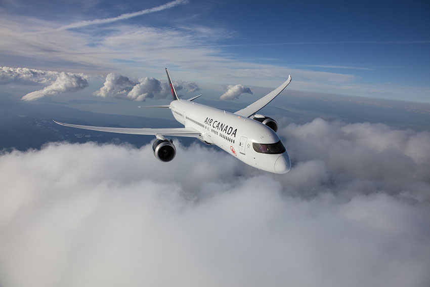 Boeing 787 Dreamliner de Air Canada. ©CNW Group/Air Canada