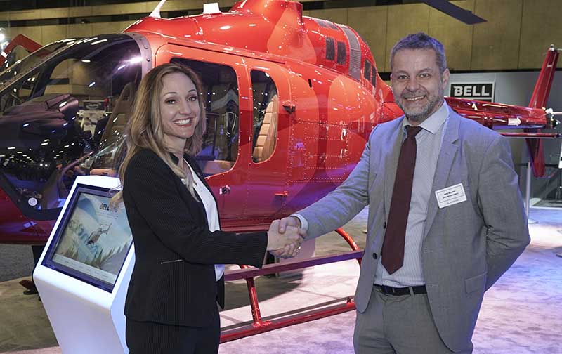 Safran y Bell colaborarán en una iniciativa de Combustible de Aviación Sostenible para el Bell 505 ©Textron Aviation