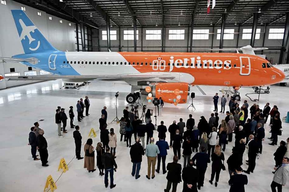 Presentación del nuevo Airbus A320 ©Canada Jetlines