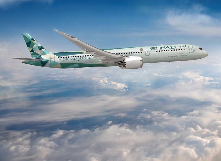 Etihad Airways adopta la solución digital de Boeing para optimizar aún más la eficiencia de la flota de 787 (Foto Etihad)