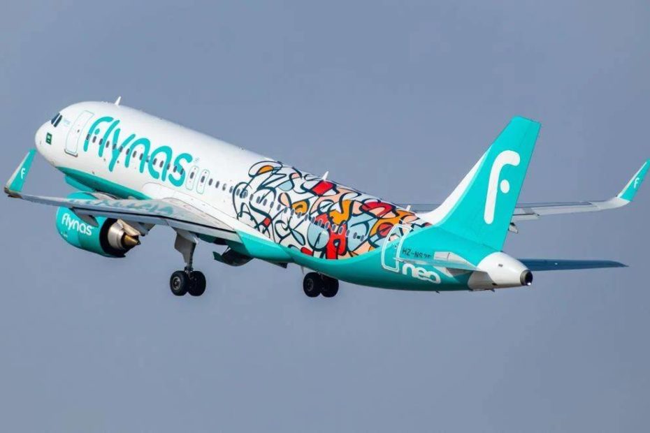 Aeronave de flynas. ©Imagen: flynas