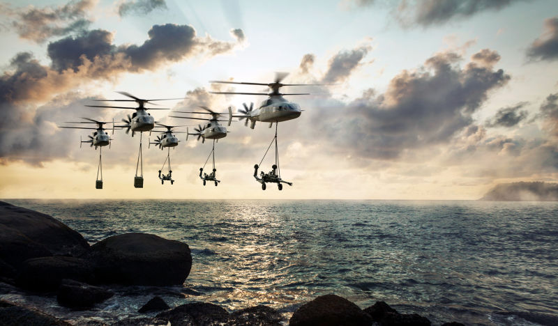 Sikorsky, una compañía de Lockheed Martin, y Boeing anunciaron seis nuevos miembros del Equipo DEFIANT que apoyarán a DEFIANT X®, el helicóptero avanzado para la competencia del Futuro Avión de Asalto de Largo Alcance (FLRAA) del Ejército de los Estados Unidos. ©Lockheed Martin