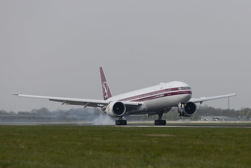 Qatar Airways celebró un importante hito en su historia al cumplir 25 años de servicios al Reino Unido con un vuelo muy especial el 30 de marzo de 2022. ©Qatar Airways