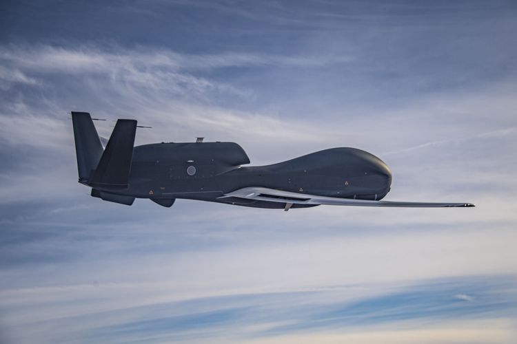 El avión RQ-4B Global Hawk de Northrop Grumman proporcionará a la Fuerza de Autodefensa Aérea de Japón una vigilancia persistente a gran altura del Indo-Pacífico. ©Northrop Grumman