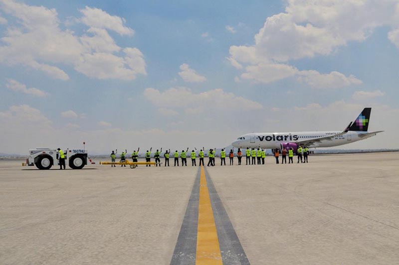 Volaris consolida su estrategia bus switching desde AIFA ©Volaris