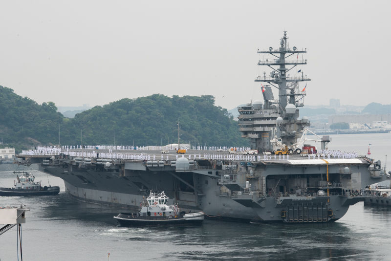 El único portaaviones de avanzada de la Armada estadounidense, el USS Ronald Reagan (CVN 76), y su grupo de ataque partieron el 20 de mayo del Comandante de Actividades de la Flota en Yokosuka (CFAY) para apoyar la seguridad y la estabilidad en la región del Indo-Pacífico. ©US Navy