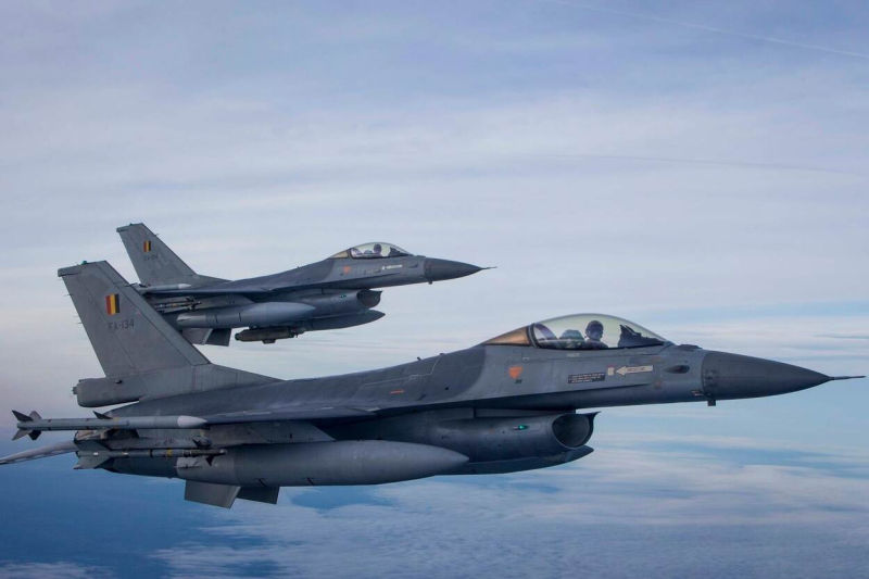 Los F-16 belgas vuelven a custodiar el espacio aéreo del Benelux. ©Ministerio de Defensa de los Países Bajos