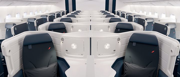 Un nuevo estándar de viaje de negocios que combina el refinamiento y la privacidad, a descubrir a bordo de 12 Boeing 777-300 este otoño ©Air France
