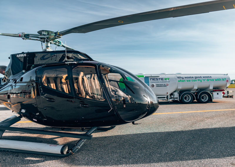 La flota de Helsinki Citycopter consta de helicópteros Airbus ACH130, H125 y H120, y fue elegida como la nueva empresa de 2022 por el Consejo Regional de Helsinki-Uusimaa. ©Airbus