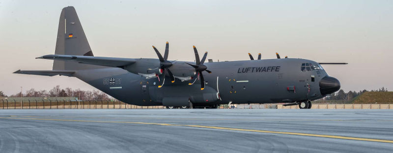 C-130 de la Luftwaffe ©Bundeswehr/Jane Schmidt
