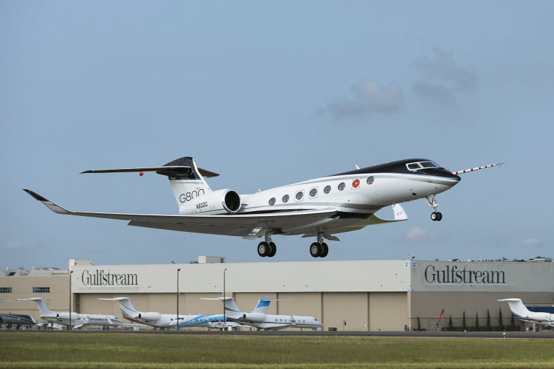 El Gulfstream G800 completó su vuelo inaugural el 28 de junio de 2022. ©Gulfstream