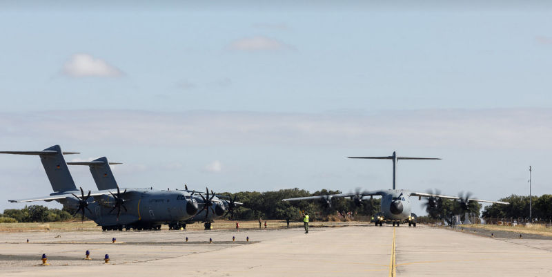 Los mejores pilotos de transporte aéreo militar de Europa se entrenan en Portugal ©Ejército del Aire de España