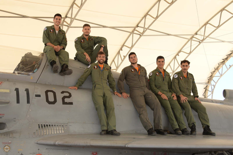 Nuevos pilotos para los escuadrones operativos de Eurofighter ©Ejército del Aire de España