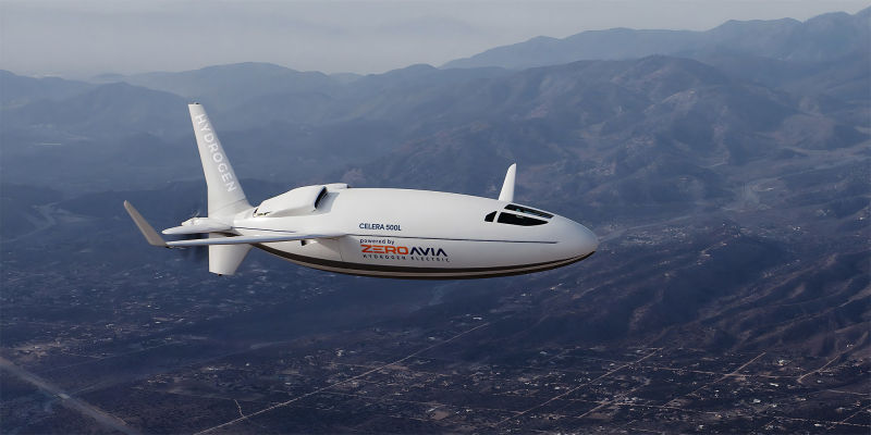 ZeroAvia y Otto Aviation colaborarán en el primer diseño de un nuevo fuselaje con opción de motor eléctrico de hidrógeno. ©ZeroAvia