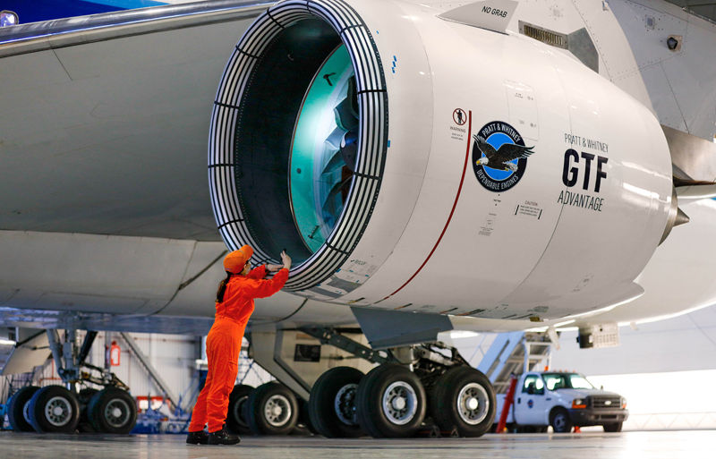 Comienzan las pruebas de certificación del motor Pratt & Whitney GTF Advantage™ ©Pratt & Whitney