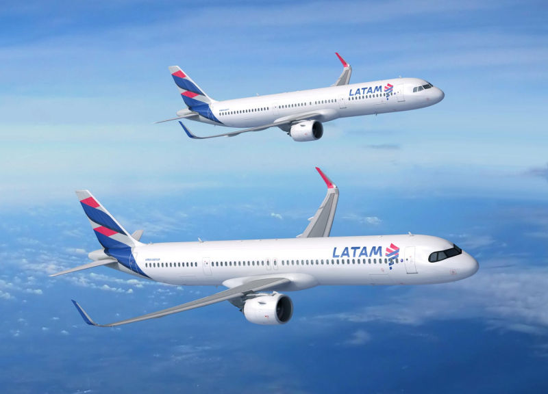 LATAM Airlines refuerza su flota con un pedido adicional de 17 A321neo, y se adhiere al A321XLR ©Airbus
