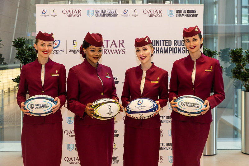 Qatar Airways conecta las competiciones de rugby de clubes de todo el hemisferio URC y EPCR para ampliar su diversa cartera de patrocinio deportivo - 8 ©Qatar Airways