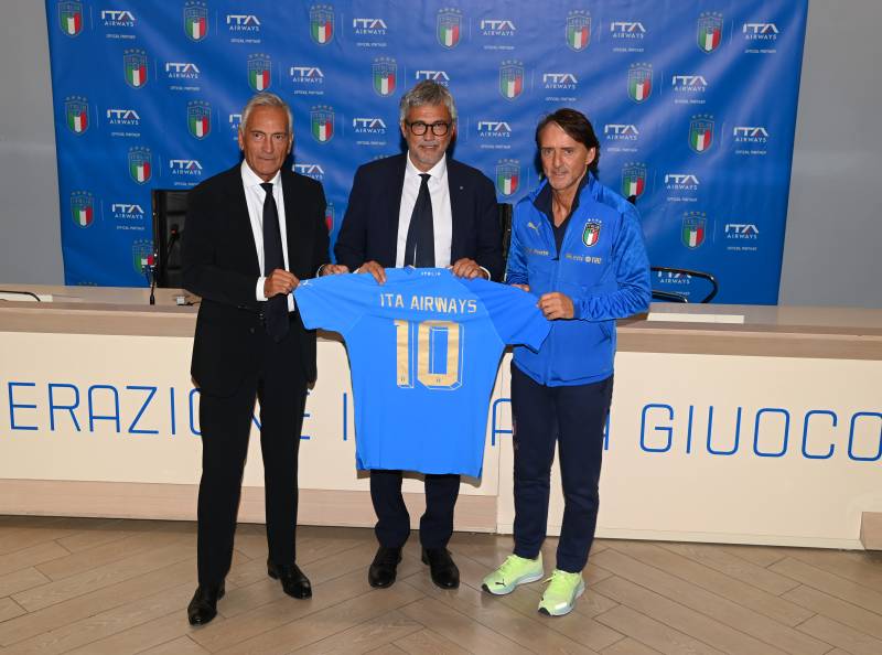 Acuerdo con la Federación Italiana de Fútbol (FIGC) e ITA Airways ©ITA Airways