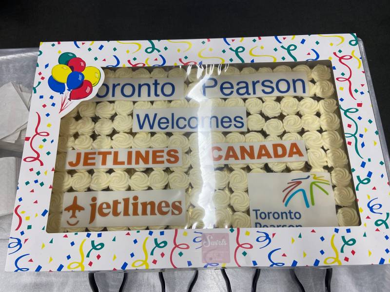 Vuelo inaugural del aeropuerto Pearson de Toronto a Calgary ©Canada Jetlines