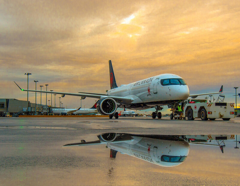 La aerolínea convierte las opciones para elevar a 60 su pedido total confirmado de A220 ©CNW Group/Air Canada