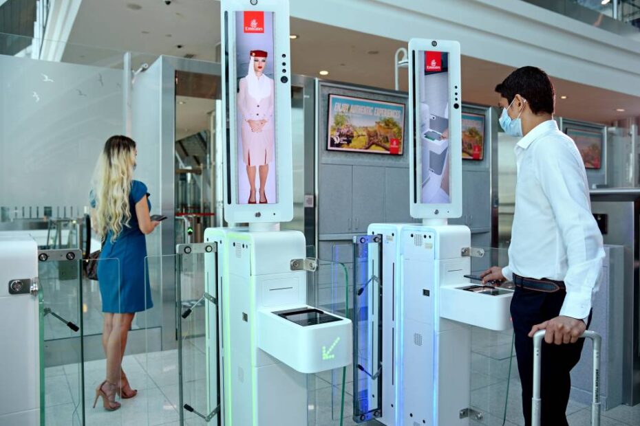 Biometría de Emirates en el Aeropuerto Internacional de Dubái ©Emirates